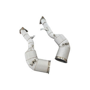 Porsche Macan yarış borusu için Contach paslanmaz çelik Heatshield iniş borusu - Product Image 2