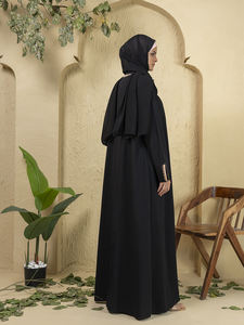 Vêtements pour femmes, best-sellers, robe musulmane décontractée brodée, abaya, hijab, kimono, robe longue à manches longues, ensemble arabe de Dubaï pour l'Aïd - Product Image 3