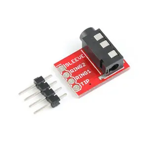TRRS 3.5mm audio jack MP3 stereo headset video microphone interface module