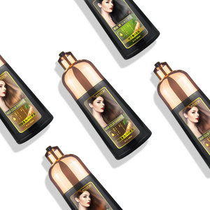 MOKERU all'ingrosso Oem tinture per capelli colore nero Ginseng pianta a base di erbe colore dei capelli Shampoo di alta qualità senza bastone per capelli cuoio capelluto colorante Shampoo - Product Image 2