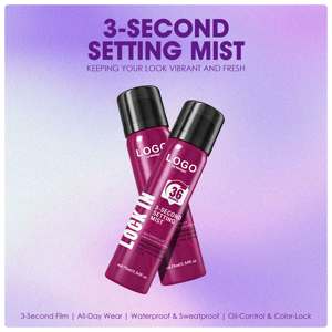 Spray Fijador de Maquillaje de 3 Segundos de Efecto Nebulizador, Resistente al Agua y al Sudor por 36 Horas, 75 ml, OEM, Venta al por Mayor, Logotipo Personalizado - Product Image 2