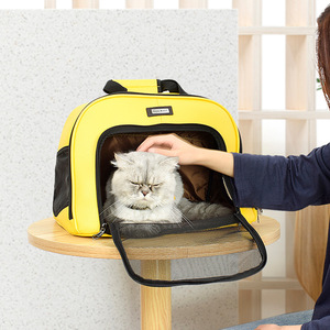 Portable Handbag for <b>Cats</b> and Dogs Breathable Large Mesh Pet Carrier Outdoor Travel <b>Cat</b> <b>Backpack</b> - Product Image 3