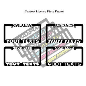 Пластиковая рамка для номерного знака автомобиля с тиснением по индивидуальному заказу - Product Image 5