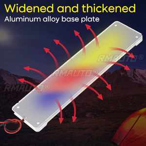 2 pièces 12V 24V LED DRL COB Lumière intérieure de voiture, Lampe de lecture, Bande lumineuse LED 8000K pour VR, Caravanes, Bus, Camions, Remorques, Camping-cars, Coffres de voiture pour VW - Product Image 3