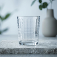 Gobelet en verre transparent réutilisable de style américain, personnalisable avec logo, de haute qualité, pour jus ou lait, marque XC, vente chaude
