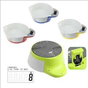 Balance <span class=keywords><strong>de</strong></span> <span class=keywords><strong>cuisine</strong></span> <span class=keywords><strong>de</strong></span> 5kg avec bol écran LCD haute <span class=keywords><strong>définition</strong></span> balance électronique <span class=keywords><strong>de</strong></span> haute précision pesage d'alimentation pour animaux <span class=keywords><strong>de</strong></span> compagnie - Product Image 4