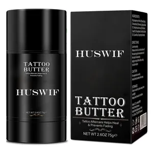 Tato mentega perbaikan krim Aftercare pelembap tato menenangkan Tatoo Balm 100% stik tato Vegan