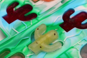 Barato bandejas de cubitos de hielo molde de silicona reutilizable silicona <span class=keywords><strong>Cactus</strong></span> bandeja de cubitos de hielo molde de silicona molde de hielo - Product Image 6