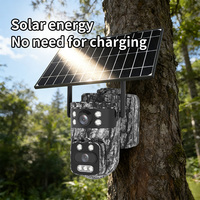 Caméra de chasse solaire 4G AOV sans fil, camouflage, HD, couleur intégrale, surveillance extérieure, étanche IP66
