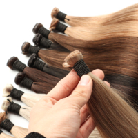 Honorhair - Extensiones de Cabello Remy Virgen con Doble Trama Europea, Sin Recubrimiento de Silicona, las Más Populares