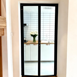 Cửa phòng tắm hiện đại bằng kính nhôm chống thấm, cửa trượt xếp nội thất đặt làm theo yêu cầu - Product Image 5