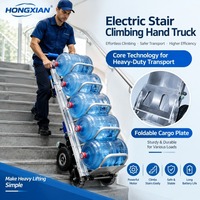 Chariot électrique pour monter les escaliers, monte-escaliers entièrement automatique et pliable, chariot silencieux et léger pour matériaux de construction