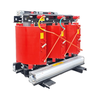 Transformateur triphasé à résine moulée de type sec à faible bruit 500 KVA 10 KV 35 KV 6 KV à enroulement en aluminium pour système de distribution d'énergie intérieur