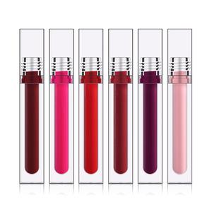 Rouge à lèvres liquide personnalisé 4ml, fini miroir, sans transfert, sans logo, gloss OEM pour femmes, maquillage - Product Image 5