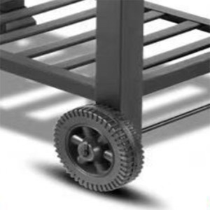 Brenu Máy Nướng <span class=keywords><strong>Bbq</strong></span> Xoay Ngoài Trời Lò Than Cho Lò Nướng Bánh Xe Đẩy Hình Vuông Bằng Sắt - Product Image 5