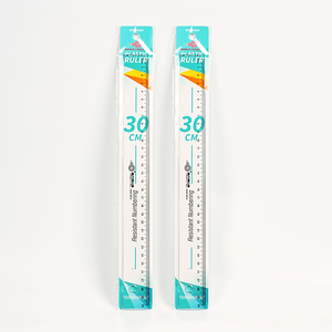 Xinwanrun Righello Pieghevole Trasparente in Plastica da 15cm, Scala Centimetrica e in <span class=keywords><strong>Pollici</strong></span>, Strumento di Misurazione Promozionale per Studenti - Product Image 3