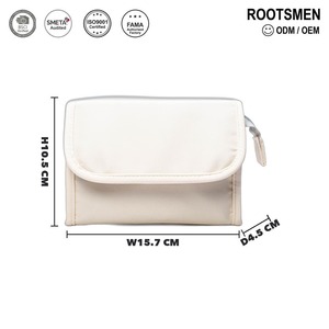 ISO BSCI Factory Mirror Cosmetic <b>Bag</b> with Zipper Closure Durable Oxford Fabric Japan Style <b>for</b> <b>Travel</b> <b>Makeup</b> Storage - Product Image 1