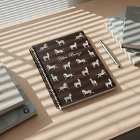 Carnet de notes de luxe A4 à couverture rigide avec reliure spirale, motif zèbre imprimé UV personnalisé, 100 feuilles de papier à feuilles mobiles, couverture en PU, cadeau