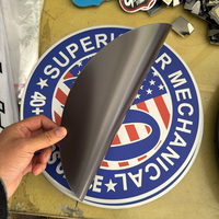 Autocollants magnétiques personnalisés pour voiture, autocollants de logo ronds pour pare-chocs, autocollants magnétiques amovibles