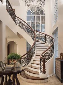 Usine Tanlong <span class=keywords><strong>Escalier</strong></span> en fer forgé <span class=keywords><strong>Escalier</strong></span> d'intérieur Balustrade Garde-corps <span class=keywords><strong>Escalier</strong></span> incurvé en acier - Product Image 3