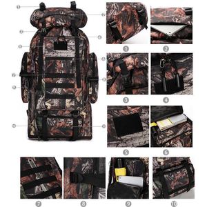 Mochila Táctica de Alta Calidad de 100L, Gran Capacidad, para Senderismo, Trekking, Camping y Viajes - Product Image 6