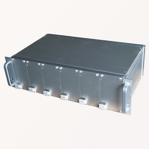Armoire réseau en métal de protection IP54, châssis sous-rack 1U 19 pouces, profondeur et panneau selon les exigences du client - Product Image 6