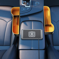 Chargeur de voiture sans fil rapide 18W avec port Type-C, induction automatique, fonction QC3.0, OTP pour écouteurs