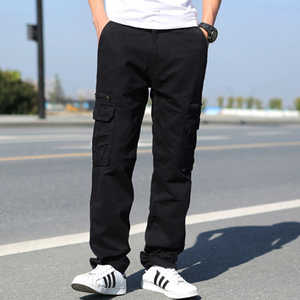 Abbigliamento da lavoro Casual da <span class=keywords><strong>uomo</strong></span> <span class=keywords><strong>pantaloni</strong></span> Cargo traspiranti ecologici antistatici <span class=keywords><strong>con</strong></span> ampie tasche <span class=keywords><strong>laterali</strong></span> comodi <span class=keywords><strong>pantaloni</strong></span> in tessuto a vita media - Product Image 4