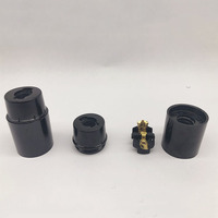 Alta calidad E12 Diente de aluminio autoblocante diente completo baquelita portalámparas baquelita