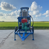 Fabricant professionnel de machines de forage de puits d'eau portables et personnalisées de 100 m à 150 m