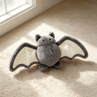 Peluche chauve-souris personnalisée, jouet en peluche doux, OEM ODM, vente en gros, cadeau promotionnel, approvisionnement en vrac pour les fêtes d'enfants