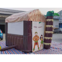 Petit bar gonflable tiki h0t, promotion en plein air avec impression numérique pour la publicité ou les événements de l'usine gonflable de la chine
