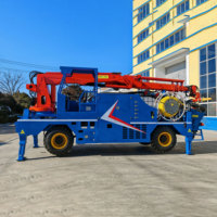Chariot à béton projeté humide QLS35B, production de 35 m3 par heure, hauteur de projection de 16 m, poids de 14,8 tonnes, puissance de 97 kW, capacité de montée de 40 pour cent