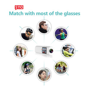 <span class=keywords><strong>Gafas</strong></span> de Lujo Transparentes <span class=keywords><strong>con</strong></span> Protección Anti-Luz Azul OEM S110, Grabación de Video de 2.7K, Pantalla Táctil de 0.96 Pulgadas, Cámara de Gran Angular de 110° - Product Image 5