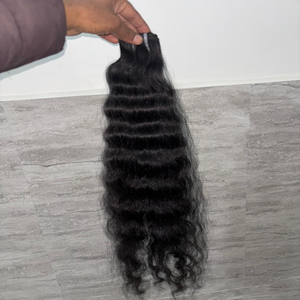 Extensiones de Cabello Natural Humano Rizado, de un Solo Donante, Cabello Virgen con Cutículas Alineadas, Sin Enredos - Product Image 3