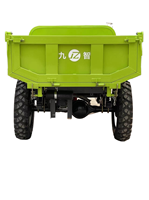 Tricycle électrique de 1,5 tonne à batterie au lithium, camion à benne hydraulique à 3 roues pour usage en usine dans une ferme