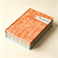 Carnet de notes professionnel haut de gamme avec logo personnalisé, couverture rigide dorée, écologique, imperméable, pour le bureau et l'école