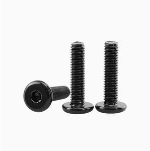 LeGood M2.0X10mm Électrophorèse Noir Hex Tête Plate Machine Vis 304 Acier Inoxydable pour Meubles Système de Mesure Métrique - Product Image 4