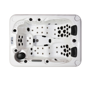 Lujo Relax jacuzzi spa al aire libre LED 6 personas jacuzzii de alta calidad al aire libre spa bañera masaje burbuja whirlpools hidro masaje - Product Image 3