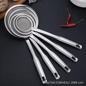 Kitchen Tools 304 Stainless Steel Oil Strainer Ultra-Fine Flour Sieve Household Complementary Soybean Milk Juice Filter Screen