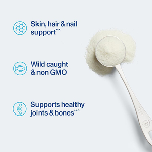 ผู้ผลิตอาหารเสริมคอลลาเจนเปปไทด์จากทะเลแบบฉลากส่วนตัว สำหรับผิว ผม เล็บ ข้อต่อ 301 กรัม คอลลาเจนเปปไทด์แบบไฮโดรไลซ์ชนิดผง - Product Image 2