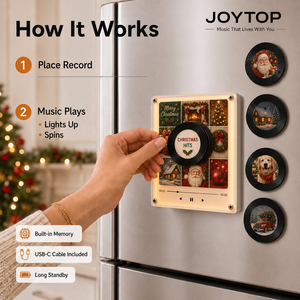 Imán de Refrigerador Personalizado con <span class=keywords><strong>Música</strong></span> NFC para Navidad, Imán de Refrigerador con Foto de Álbum, Regalo Navideño, Envío Rápido de Fábrica - Product Image 3
