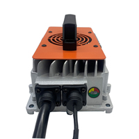 Chargeur rapide étanche IP65 haute puissance 72V pour batteries LiFePO4/Li-ion/plomb-acide, construction en alliage d'aluminium pour bateaux électriques