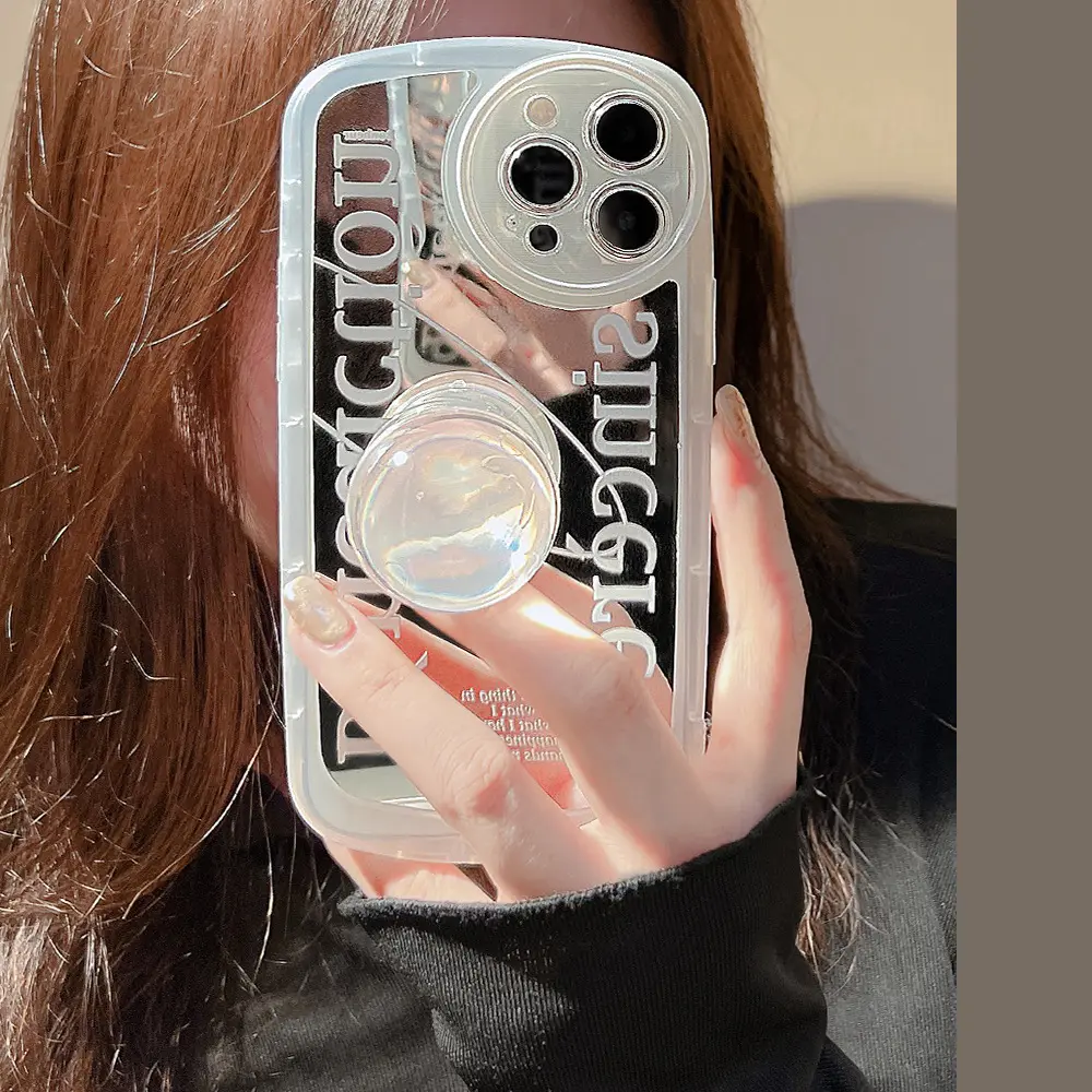 Simple Design Tpu Shockproof Mirror Protective Case All-inclusive Protection Phone Case For Iphone 14 13 12 11 Pro Max