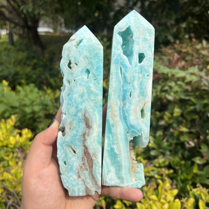 Vente en gros de baguettes de quartz naturel de haute qualité, pointes de cristal et pierres d'hémimorphite pour la décoration intérieure et l'artisanat - Product Image 5