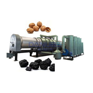 Four de carbonisation de briques de charbon de bois de poussière de barbecue en continu de 8 tonnes - Product Image 1