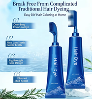 Tinte de Cabello en Crema de un Solo Componente, Natural, Permanente, a Base de Plantas, Coloración Permanente para el Cabello para Mujeres, Proveedor al por Mayor
