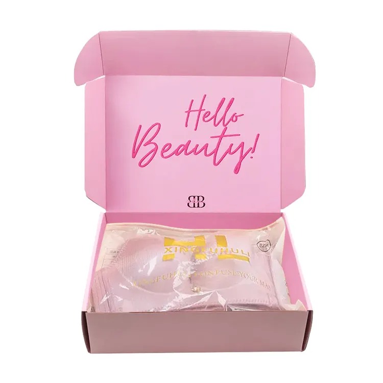 novel design wholesale cheap prices luxury kraft paper women underwear bra gift box empty packaging boxes for underwear
