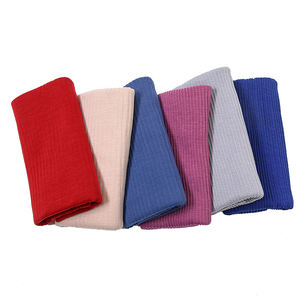 Nueva bufanda larga de algodón mercerizado con Jersey arrugado, gasa de alta calidad, marca de algodón de Color puro, bufanda musulmana de invierno 2020 para mujer - Product Image 2