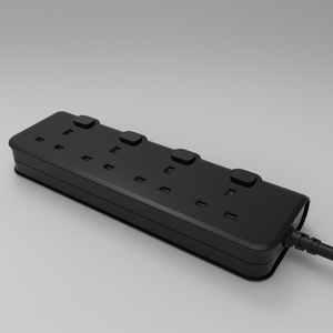 4WAY British UK Tipo Extension Cable Socket OEM Precio de fábrica personalizado Power Strip con 3G1.25mm2 <span class=keywords><strong>VED</strong></span> Wire UKCA - Product Image 3